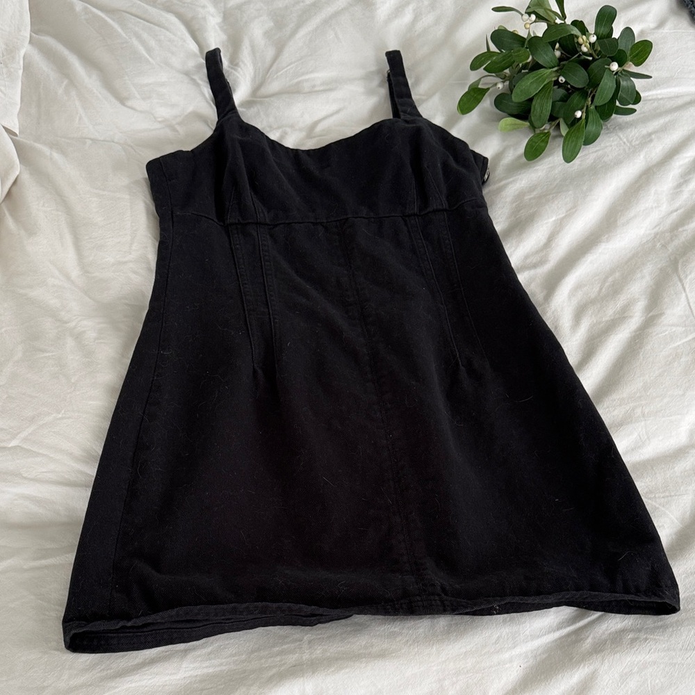 BDG Black Denim Dress